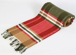 Tartan Plaid Design Cotton Blend Throw Blanket
