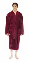 Kimono Design Fleece Bathrobe