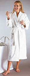 Fishers Finery Womens Premier Turkish Style Terry Spa Robe; Ultra